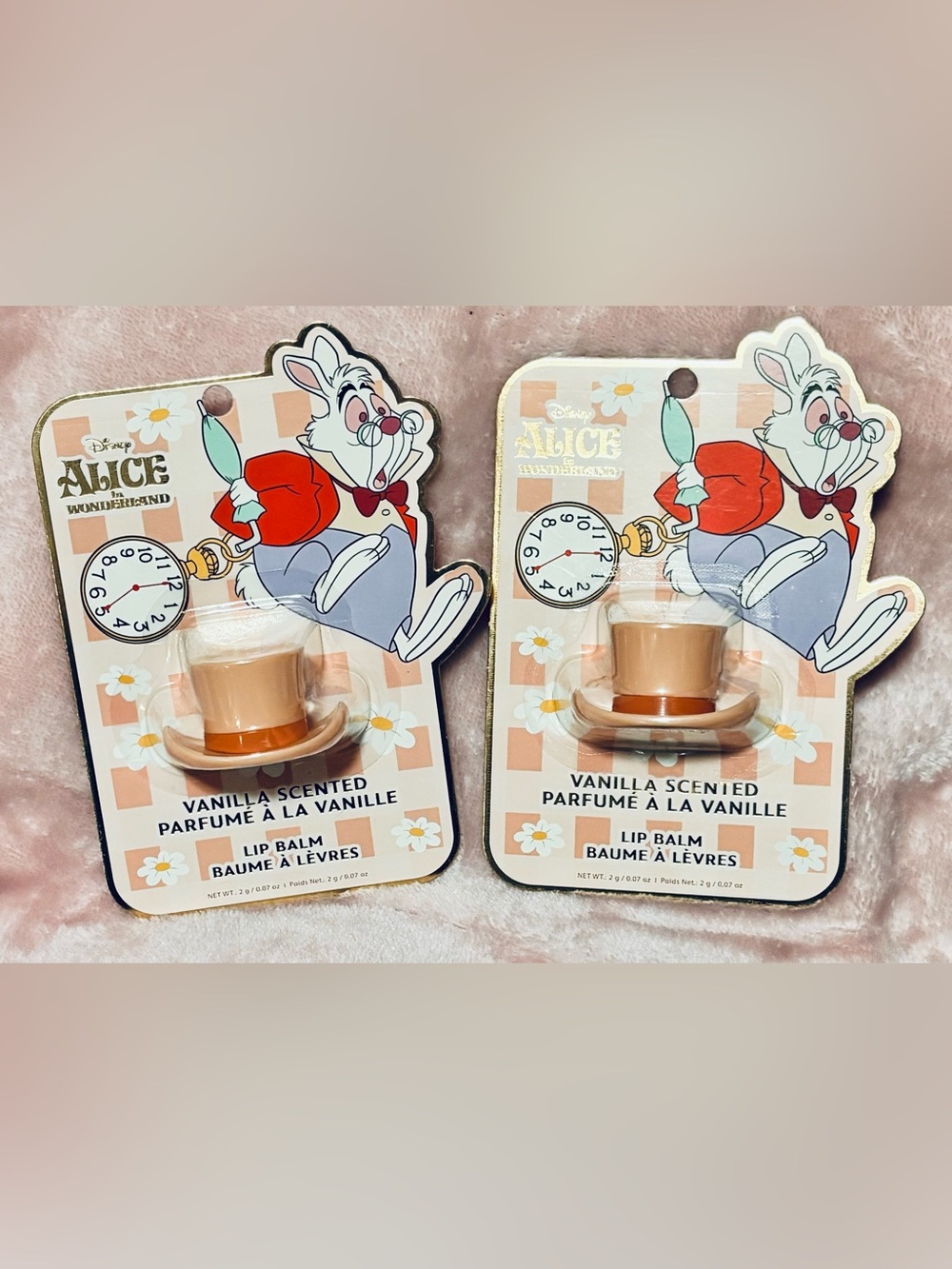 Disney Alice in Wonderland Top Hat Vanilla Lip Balms